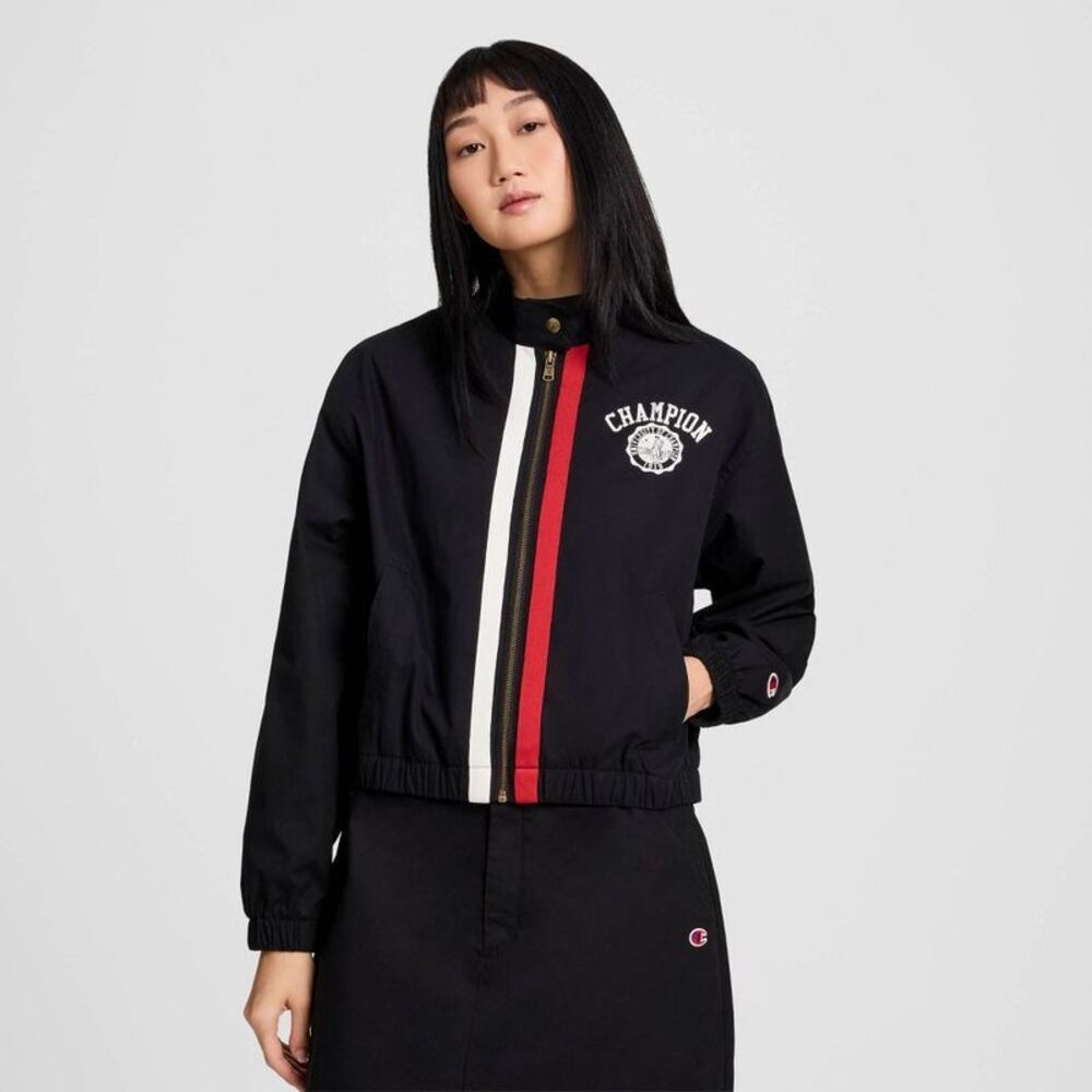 Champion Women's Game Day Full Zip Top - Black XXL